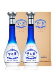 洋河藍色經典 夢之藍M1 45度500ml*2 洋河官方旗艦店 綿柔型白酒